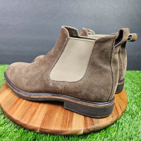 ECCO Men\'s Vitrus Il Chelsea Boot Size 9 Dark Clay Suede Leather Ankle Slip On main image 9